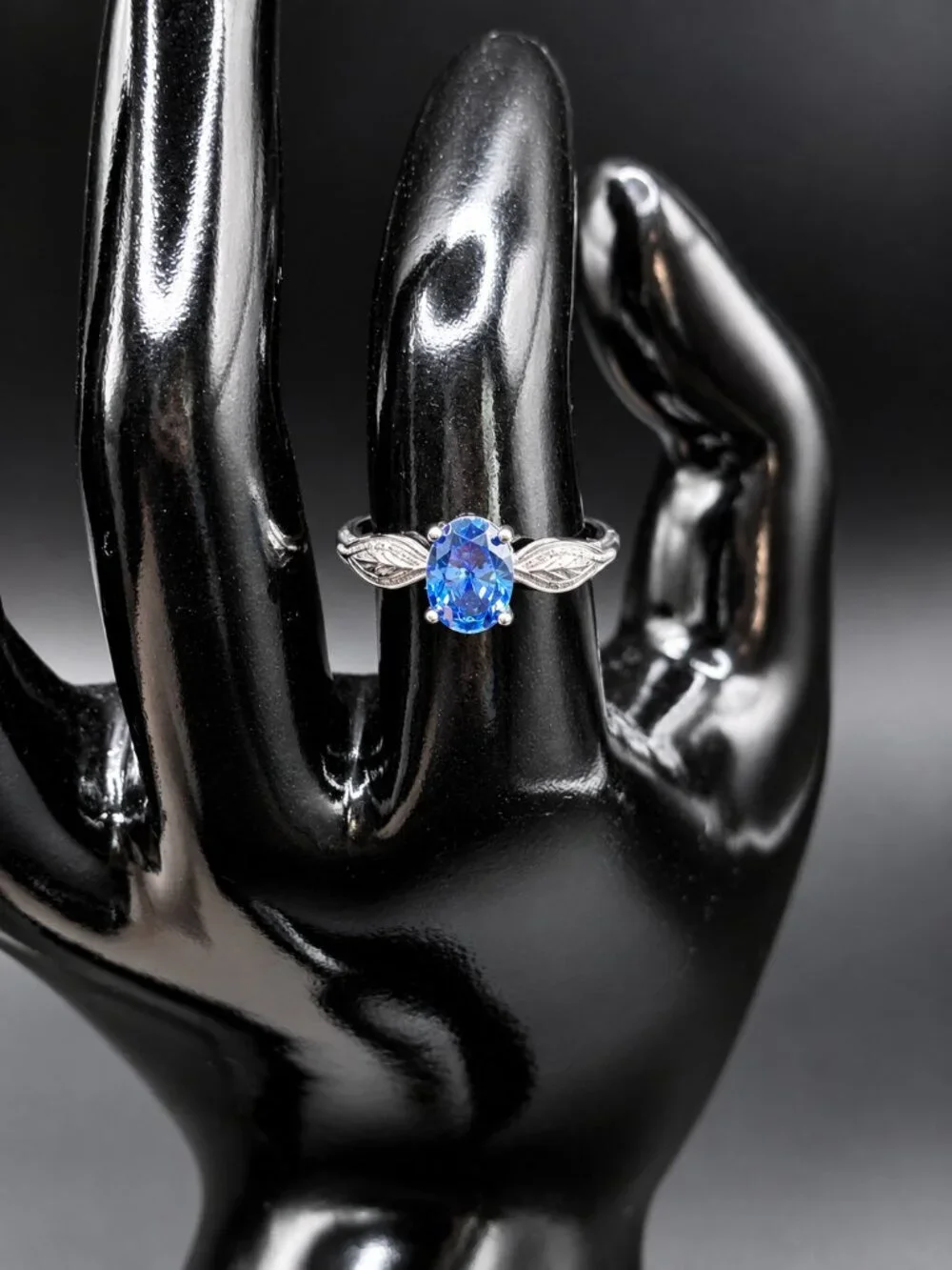 RYZE BLUE STERLING RING